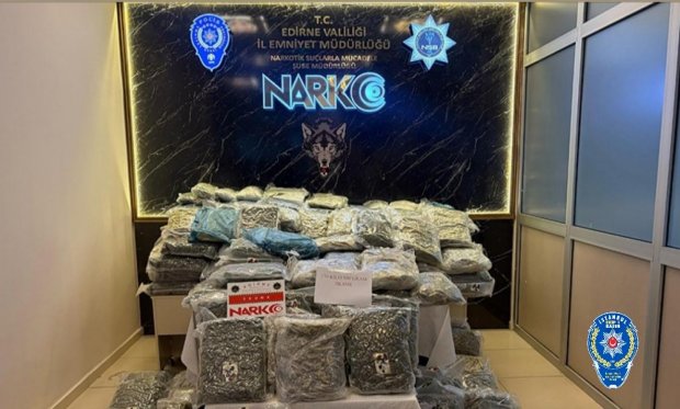 Edirne’de 171 kilo uyuşturucu ele geçirildi…