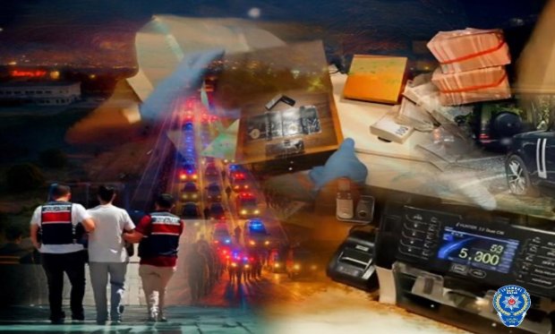 Bursa merkezli 17 ilde suç örgütü operasyon…
