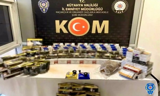 Kütahya'da sigara kaçakçılığı operasyonu:5 gözaltı…