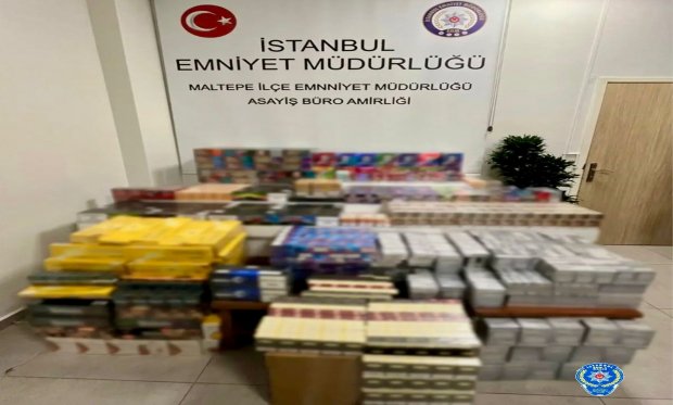 İstanbul’da kaçak sigara operasyonu…