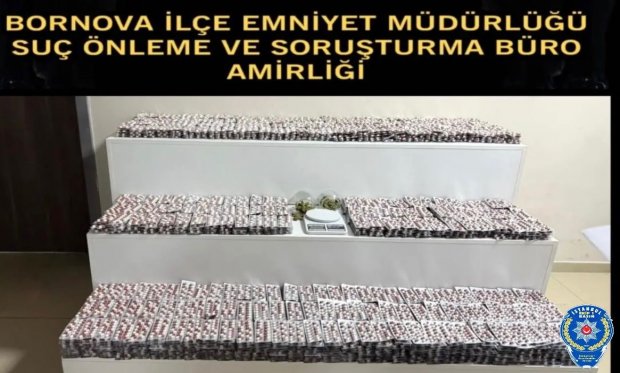 İzmir’de 29 bin sentetik uyuşturucu hap ele geçirildi…