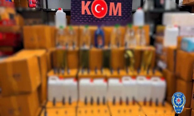 81 ilde sahte ve kaçak içki operasyonu…