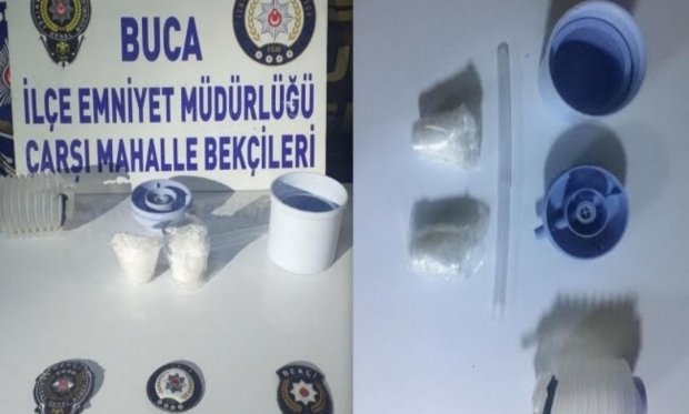 Uyuşturucuyu damacana pompasına saklayan şüpheli yakalandı