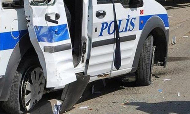 Kayseri'de polis aracıyla otomobil çarpıştı: 5 yaralı