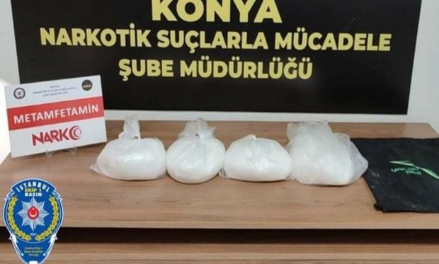 Konya’da uyuşturucu operasyonunda yakalanan 4 şüpheli tutuklandı...