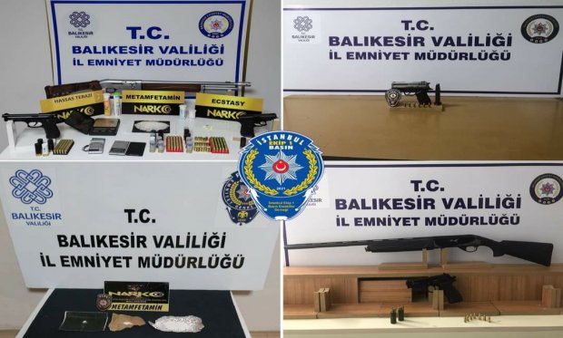 Balıkesir'de Polis ve Jandarmadan Asayiş ve Trafik Denetimi