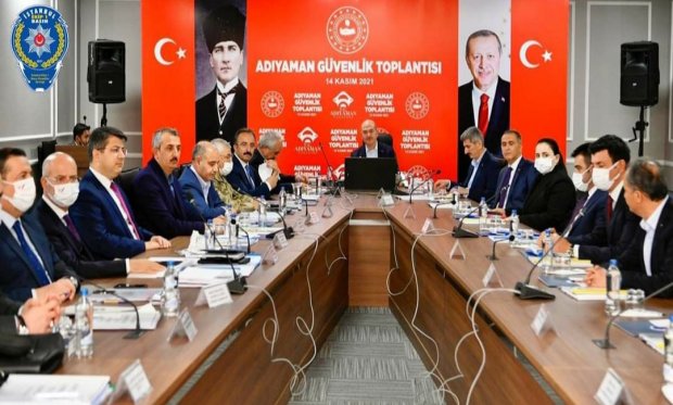 Bakan Soylu, Adıyaman'da İl Güvenlik Toplantısı'na katıldı...