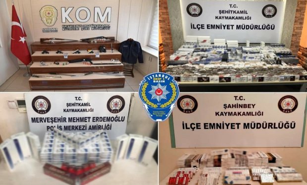 Gaziantep’de Polis kaçakçılara göz açtırmıyor: 17 tutuklama...