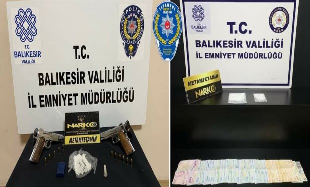 Balıkesir'de uyuşturucu operasyonu: 2 gözaltı...