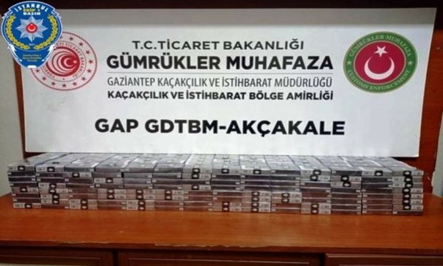 Şanlıurfa’da bin 700 paket kaçak sigara ele geçirildi...