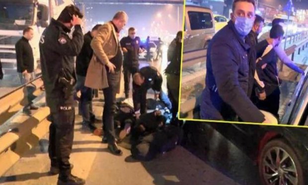 İstanbul Ataşehir'de 5 şüpheli polisin takibi sonucu yakalandı...