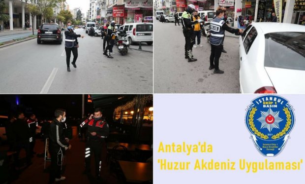 Antalya'da 'Huzur Akdeniz Uygulaması'...