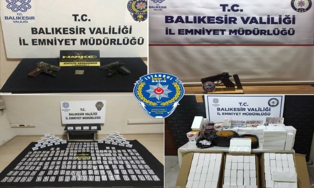 Balıkesir'de Polis’ ten 41 şahsa gözaltı...