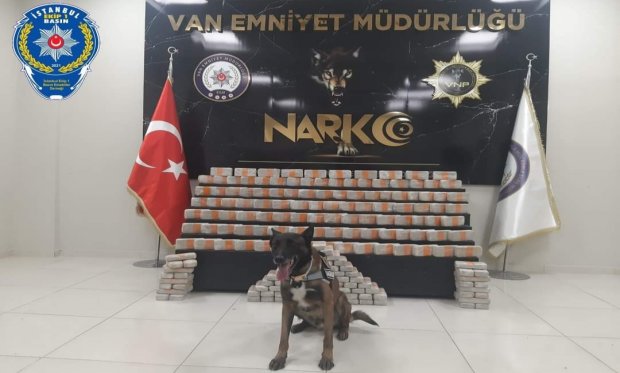 Van'da 104 kilo 250 gram eroin ele geçirildi...