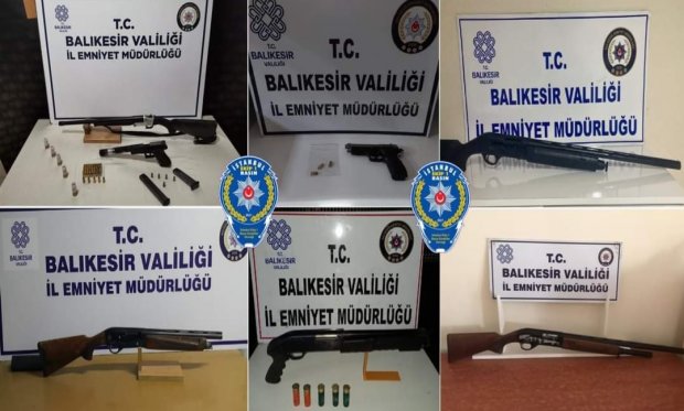 Balıkesir'de Polis’ ten 25 şahsa gözaltı...