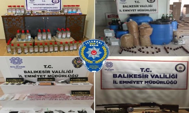 Balıkesir'de şehit polis Güngör'ün adıyla yılbaşı öncesi operasyon...