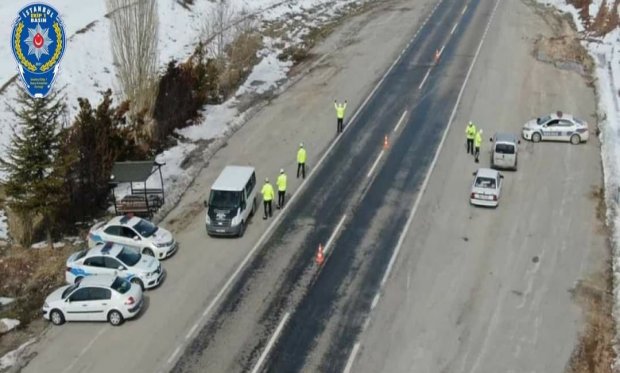 Konya’da trafik denetimi!