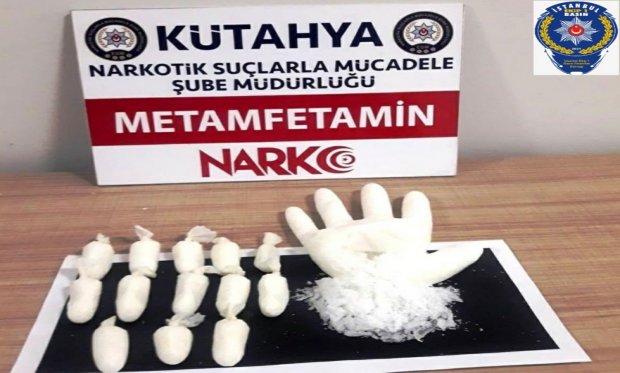 Kütahya'da çantasında uyuşturucu bulunan yolcu tutuklandı...