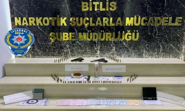 Bitlis'te uyuşturucu operasyonu...