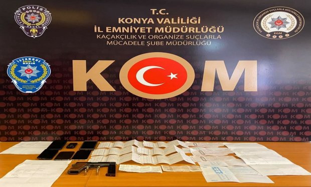 Konya’da tefeci çetesi çökertildi: 5 tutuklama...