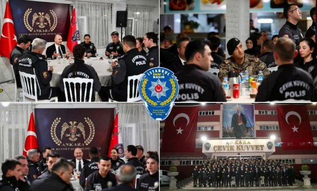 İçişleri Bakanı Soylu: polislerle iftar yaptı...