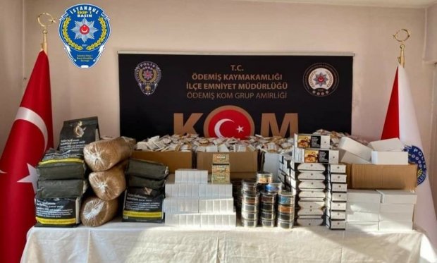 İzmir'de 'kaçak sigara' operasyonu: 2 gözaltı...