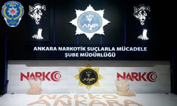 Ankara, Narkotik ekipleri14 bin 100 uyuşturucu hap ele geçirdi...