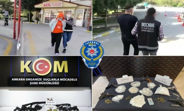 Ankara merkezli suç örgütüne yönelik operasyon: 17 gözaltı...