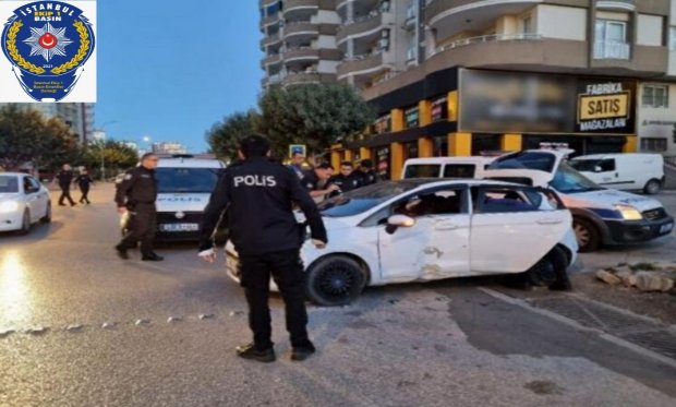 Polisten kaçış böyle bitti: Sürücü yaralandı, 2 arkadaşı gözaltında...