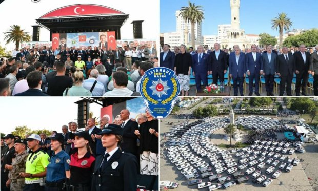 Bakan Soylu, İzmir’de emniyete yeni araçların teslim törenine katıldı...