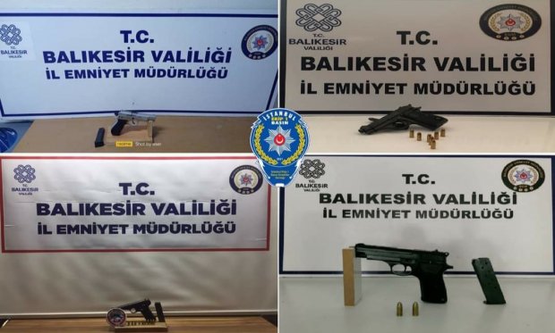 Balıkesir polisinden asayiş operasyonlarında 34 gözaltı...