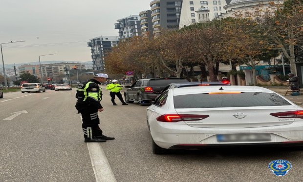 Bursa'da trafik denetimleri yapıldı… 