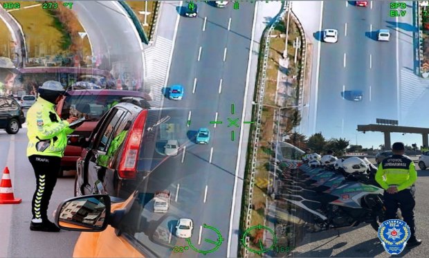 Trafik denetimlerinde 2 milyon 845 bin araç kontrol edildi…
