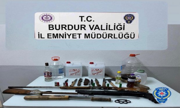 Burdur'da kaçak alkol ele geçirildi…