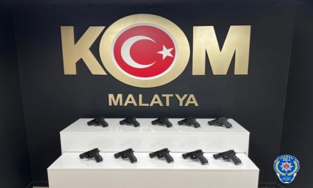 Malatya'da ruhsatsız tabanca operasyonu…
