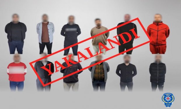 Kırmızı bültenle aranan 12 suçlu Türkiye’ye getirildi…