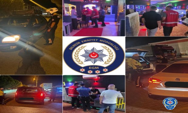 Balıkesir’de  'Asayiş ve Trafik Huzur Uygulaması' gerçekleştirildi….
