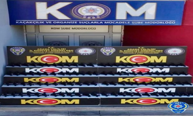 Adana'da bir tırda 97 ruhsatsız tabanca ele geçirildi…