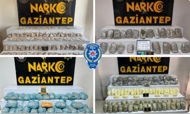 Gaziantep’te uyuşturucu operasyonu…