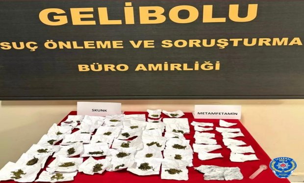 Çanakkale'de uyuşturucu operasyonu….