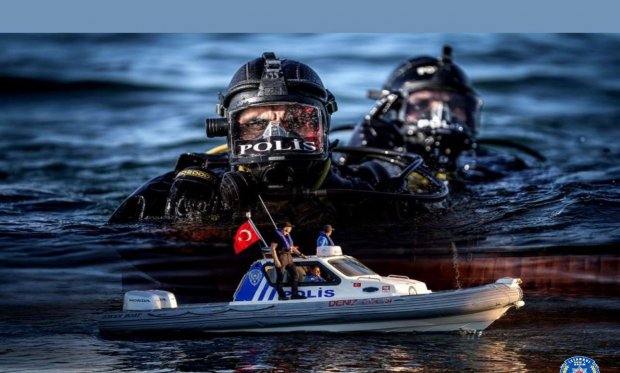 Bursa Deniz Polisi Su Altında Göreve Hazır…