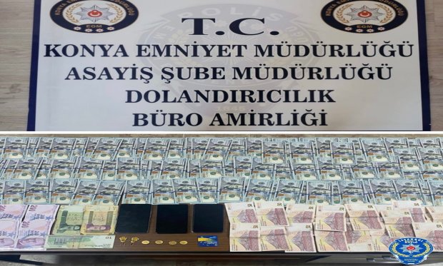 Konya polisinden dolandırıcılık operasyonu: 3 tutuklama…