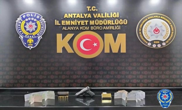 Antalya'da suç örgütlerine yönelik operasyon: 3 tutuklama….