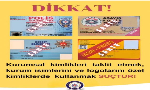 Konya İl Emniyet Müdürlüğünün Basın Duyurusudur…