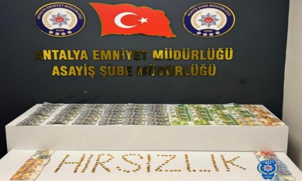 Antalya'da hırsızlık operasyonu…