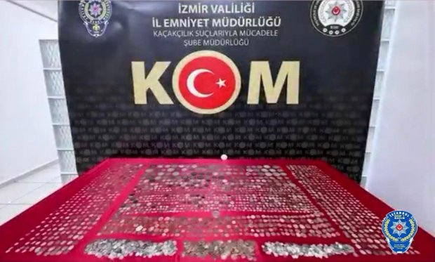 İzmir'de tarihi eser baskını…