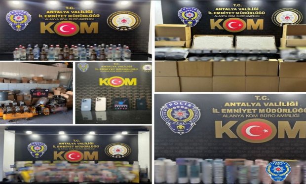 Antalya polisinden kaçakçılık ve rüşvet operasyonu…