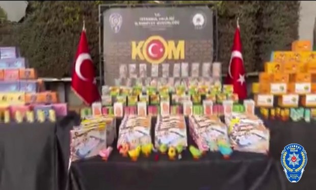 İstanbul'da 125 bin 875 adet kaçak oyuncak ele geçirildi...