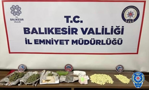 Balıkesir'de uyuşturucu operasyonu…