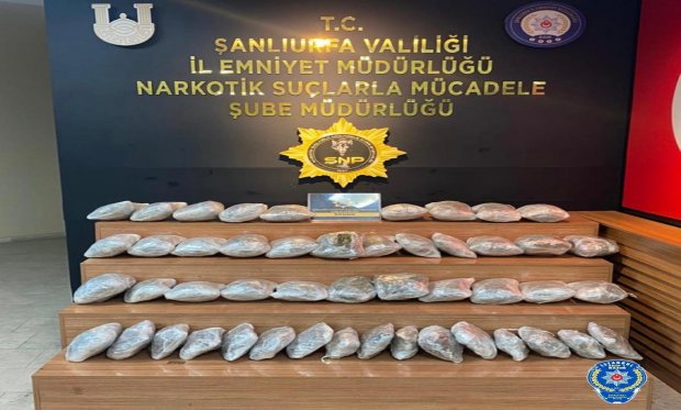 Şanlıurfa'da Uyuşturucu Operasyonu…